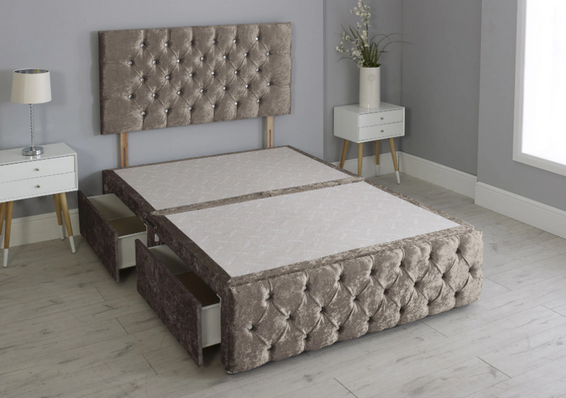 Sweet Dreams Chesterfield Divan Bed Set with Headboard