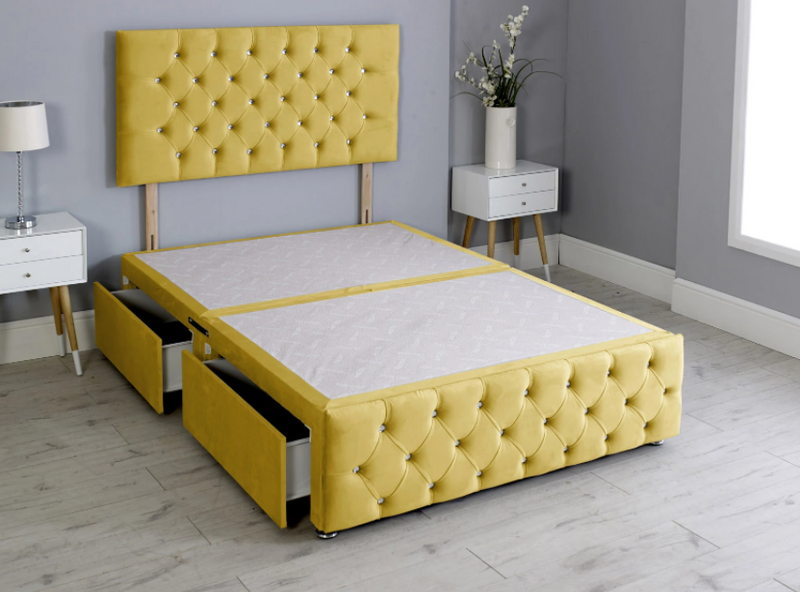 Sweet Dreams Chesterfield Divan Bed Set with Headboard