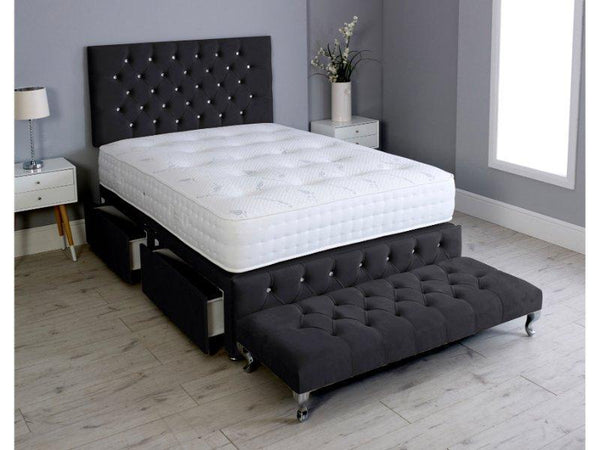 Ambassador Chesterfield Divan Bed Set With Footboard