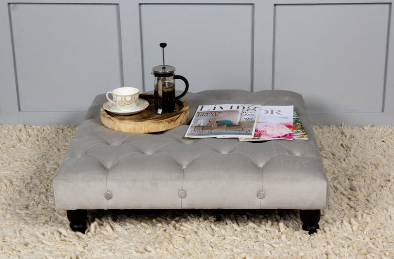 Chesterfield Coffee Table Foot Stool