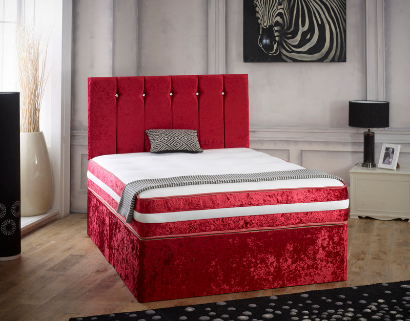 Florence Divan Bed Set With Memory Orthopaedic Mattress